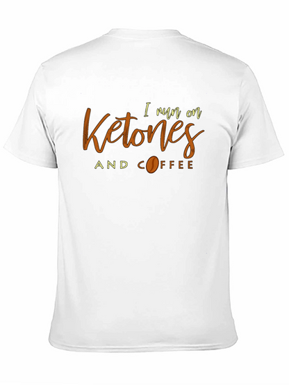 Ketones and Coffee Black T-Shirt - Keto Lifestyle