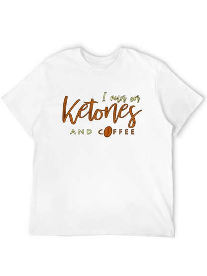 Ketones and Coffee Black T-Shirt - Keto Lifestyle