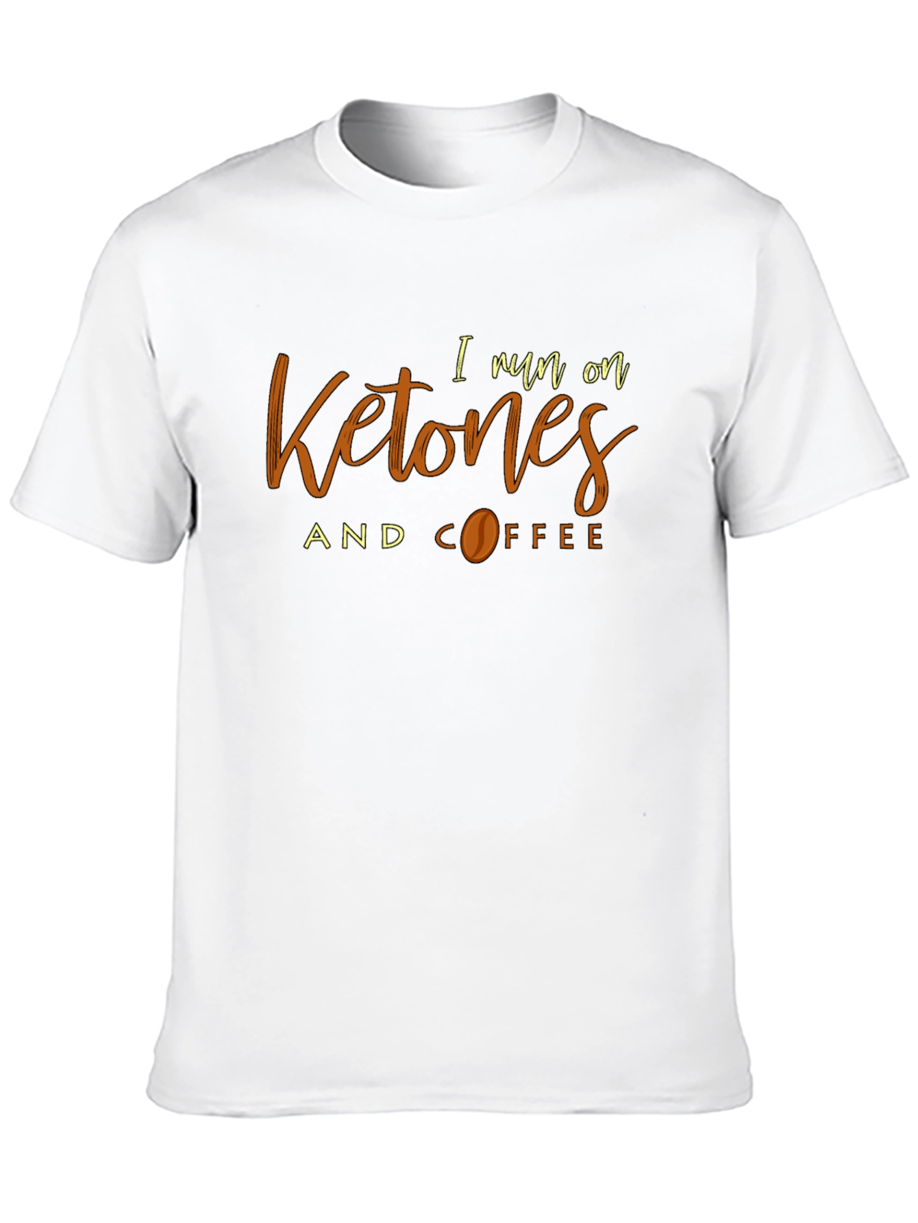 Ketones and Coffee Black T-Shirt - Keto Lifestyle