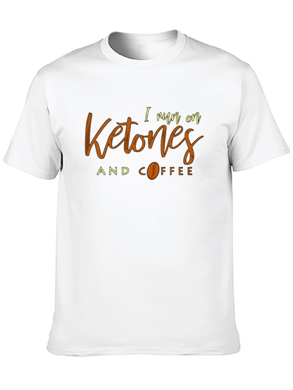 Ketones and Coffee Black T-Shirt - Keto Lifestyle