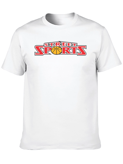 Street Sports Graphic T-Shirt - Classic Black