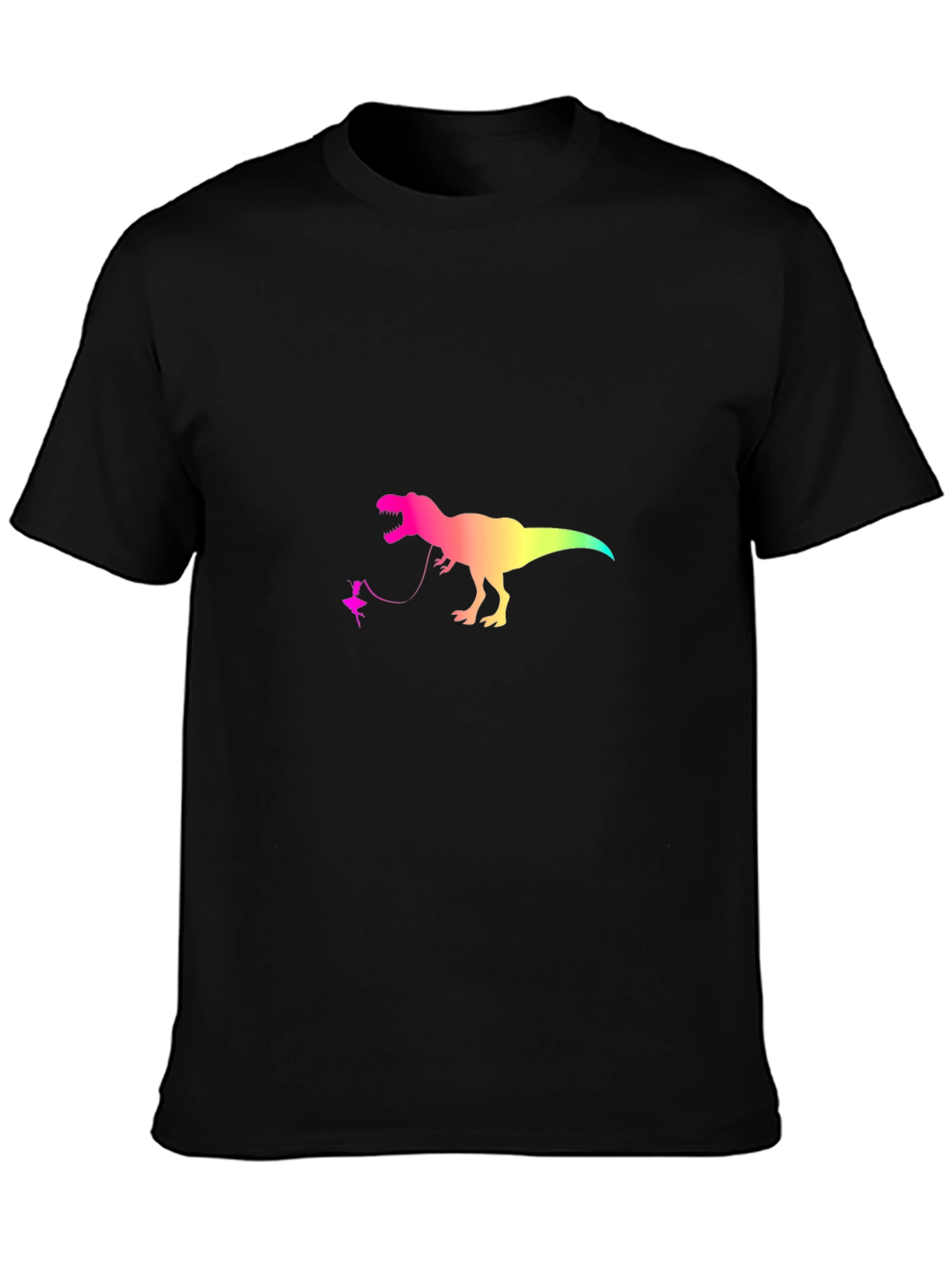 Dino T-Rex Black Graphic Tee