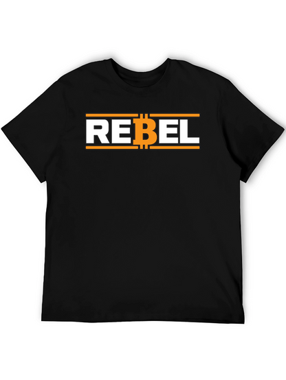 Rebel Bitcoin Graphic Tee - Crypto T-Shirt