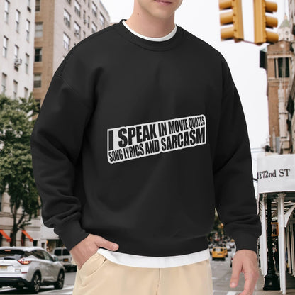 Sarcastic Pop Culture Lover Graphic Sweatshirt