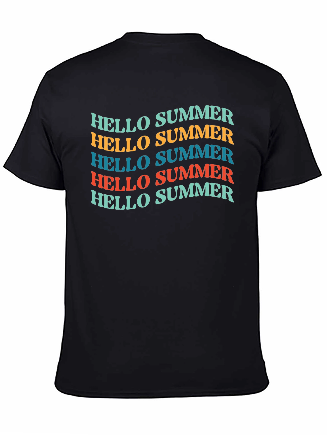 Hello Summer T-Shirt - Retro Style Graphic Tee