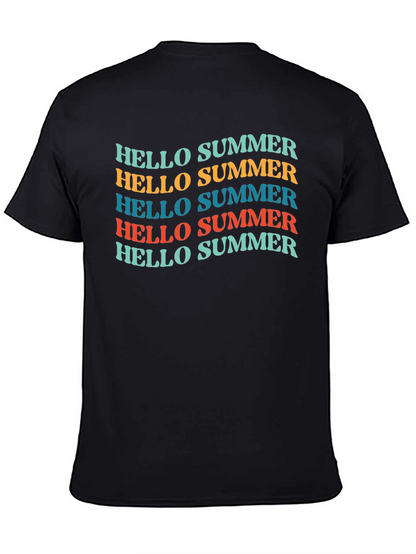Hello Summer T-Shirt - Retro Style Graphic Tee