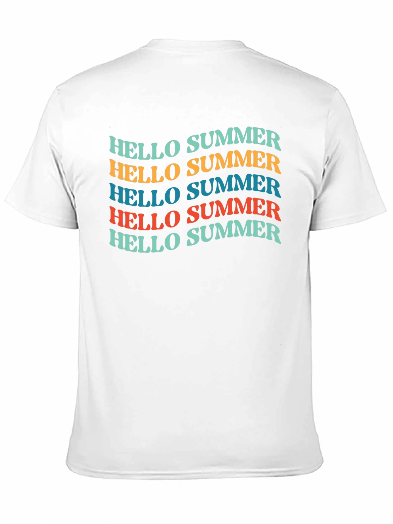 Hello Summer T-Shirt - Retro Style Graphic Tee