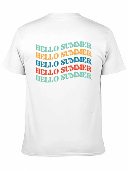 Hello Summer T-Shirt - Retro Style Graphic Tee