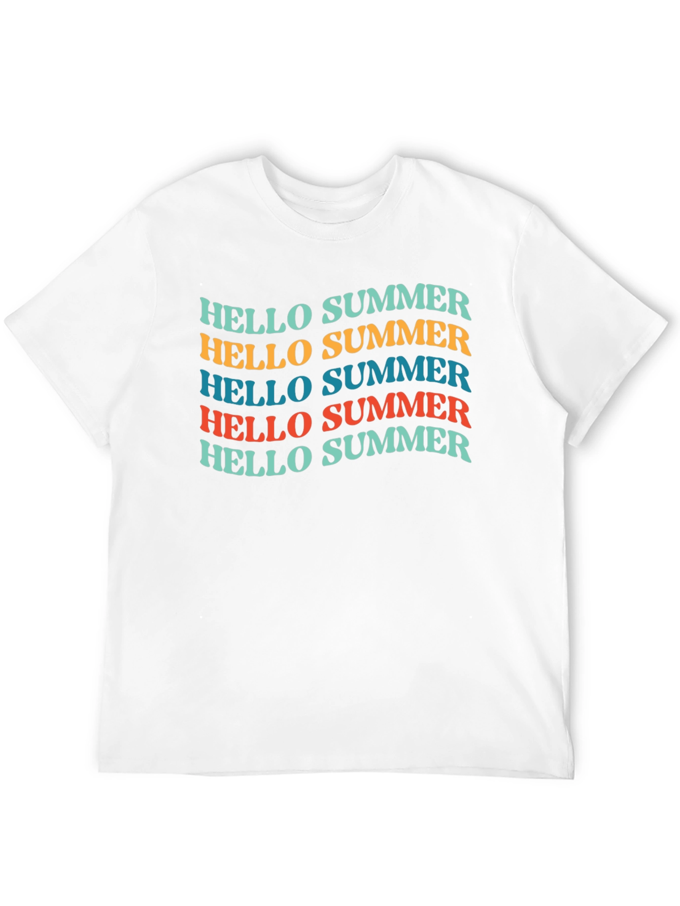 Hello Summer T-Shirt - Retro Style Graphic Tee