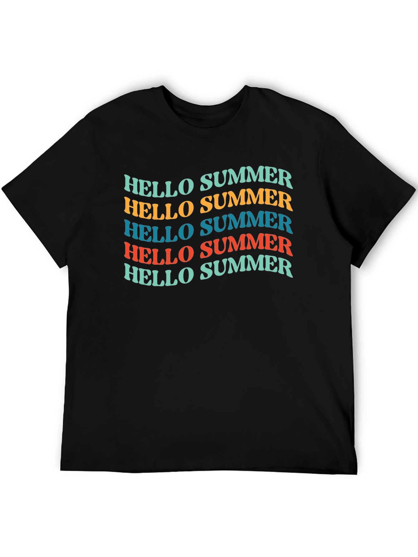 Hello Summer T-Shirt - Retro Style Graphic Tee