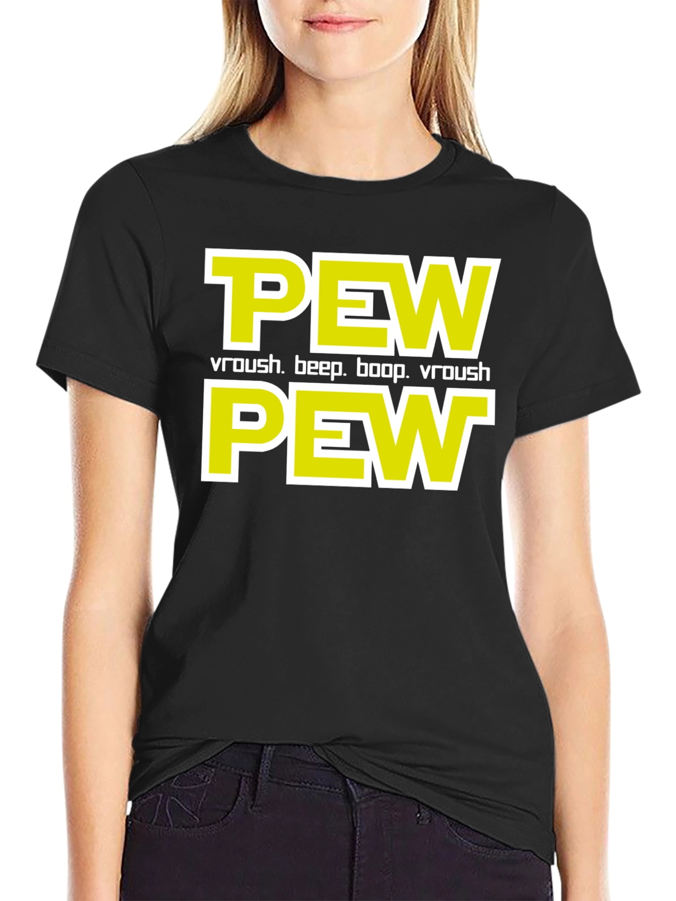Pew Pew T-Shirt - Sci-Fi Fan Apparel