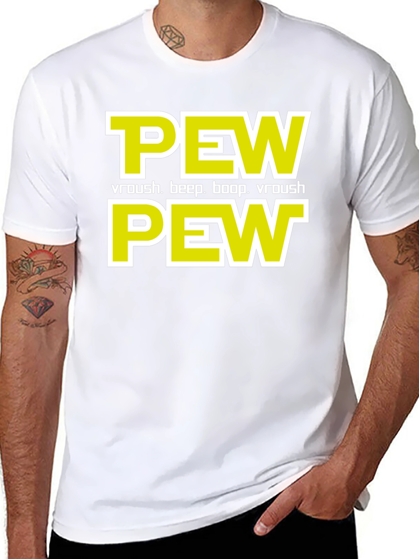 Pew Pew T-Shirt - Sci-Fi Fan Apparel
