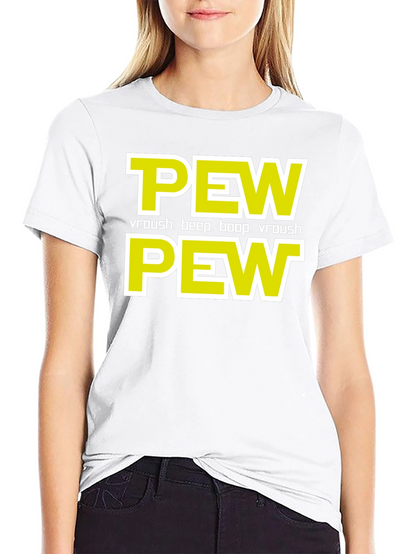 Pew Pew T-Shirt - Sci-Fi Fan Apparel