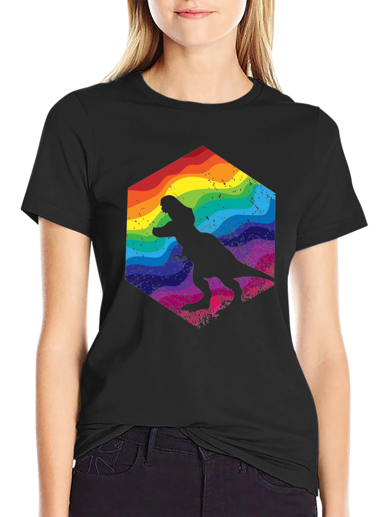 Rainbow Dino T-Shirt