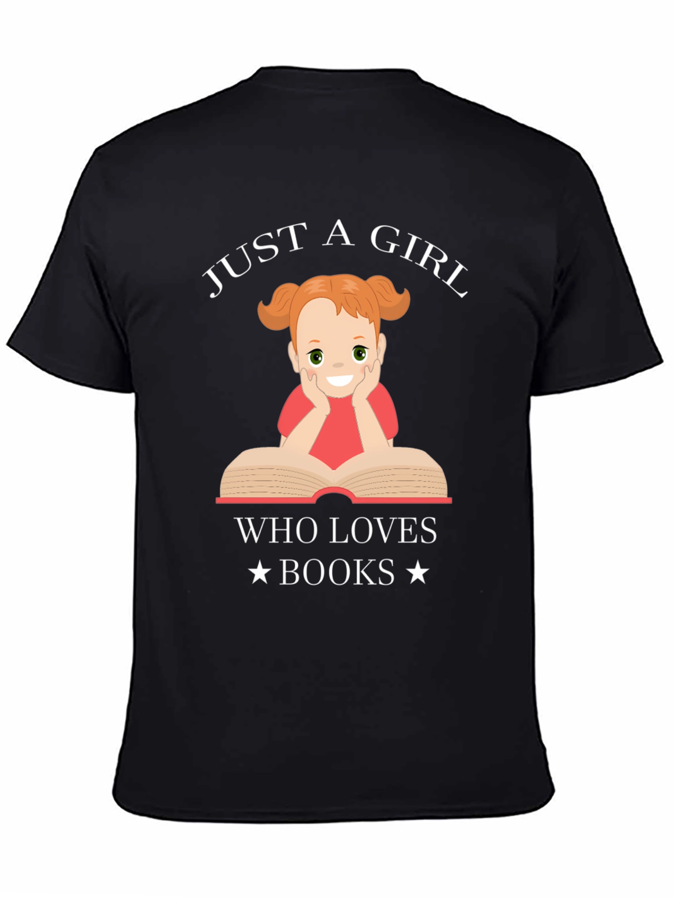 Just a Girl Who Loves Books Graphic T-Shirt