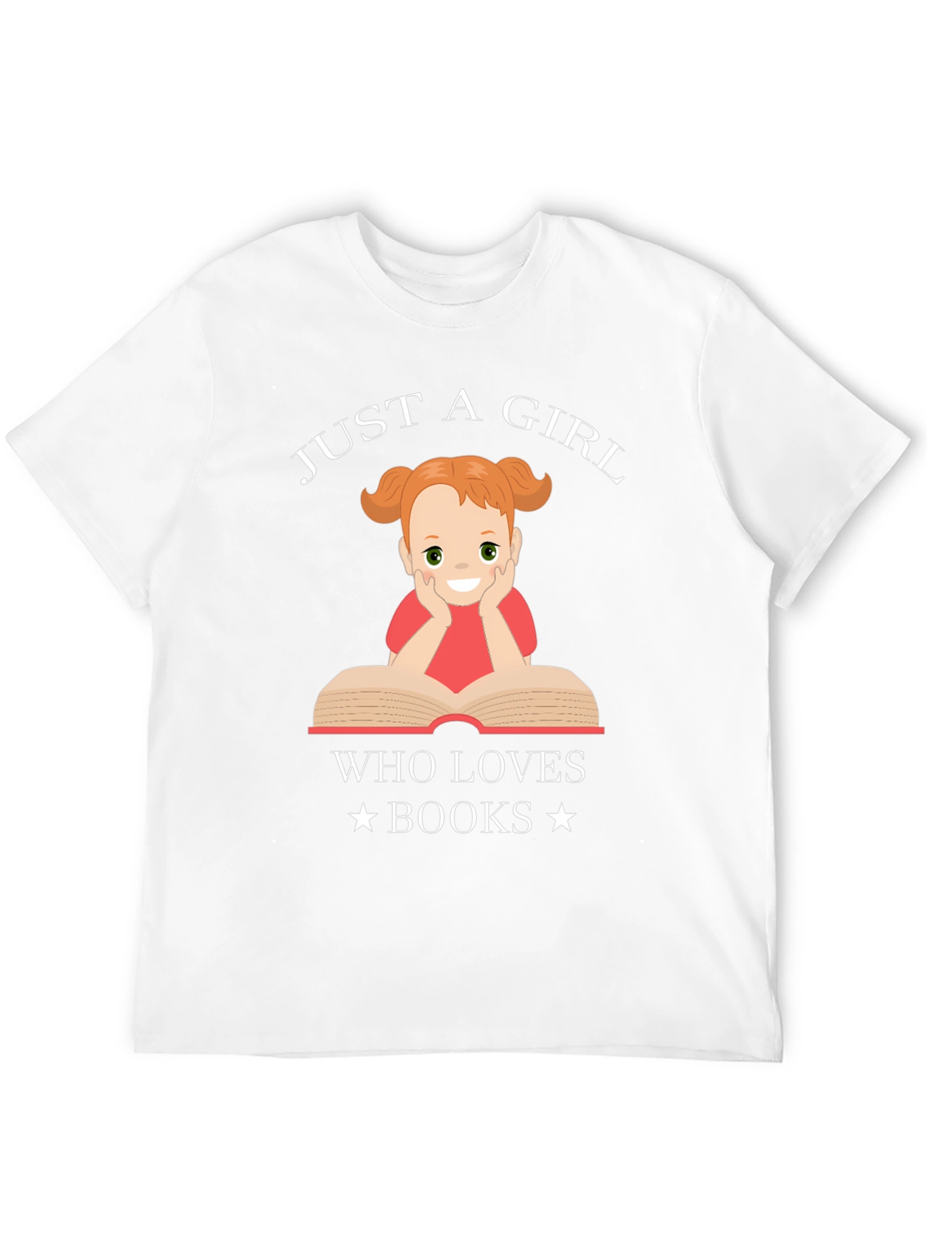 Just a Girl Who Loves Books Graphic T-Shirt
