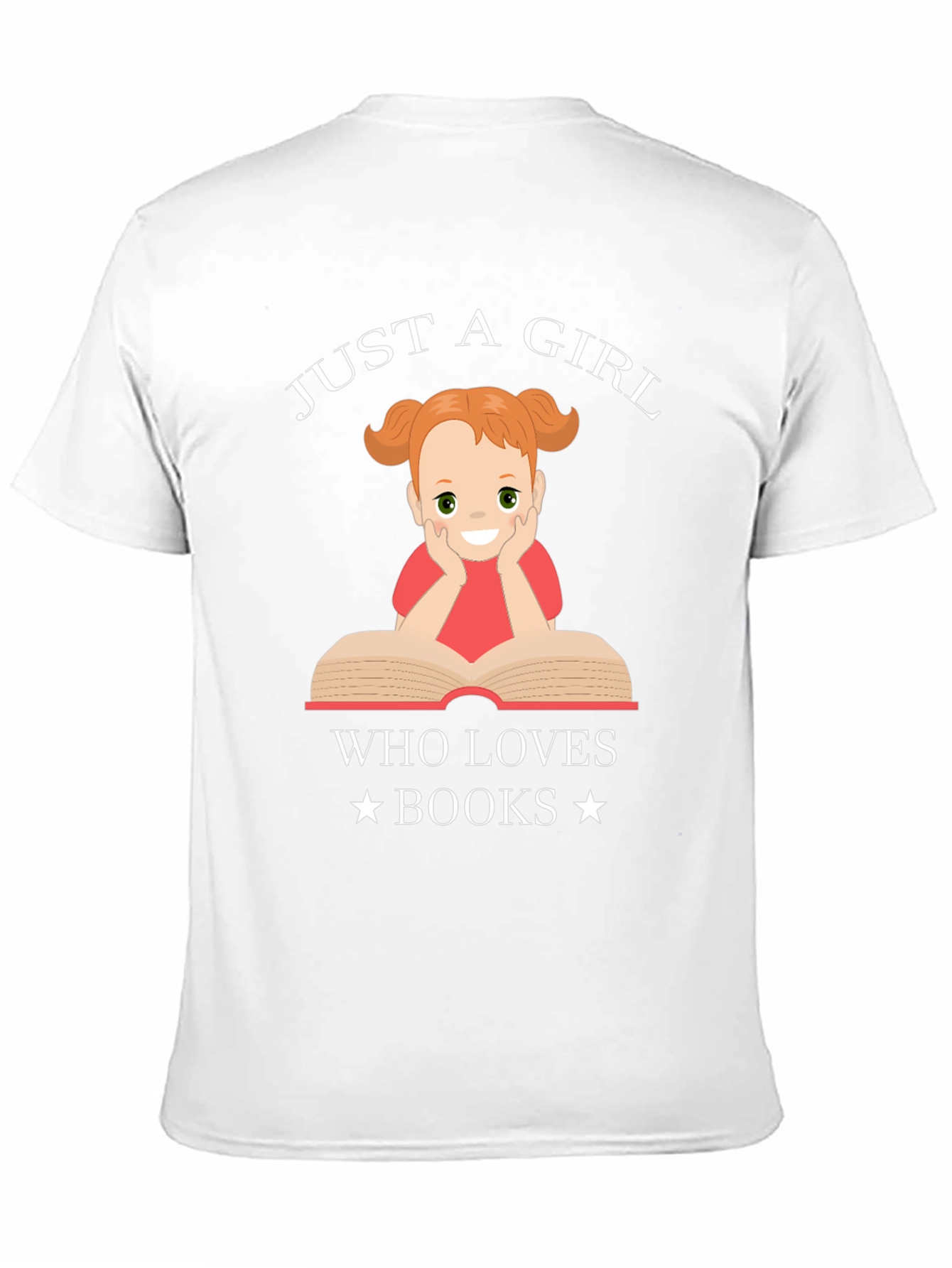 Just a Girl Who Loves Books Graphic T-Shirt