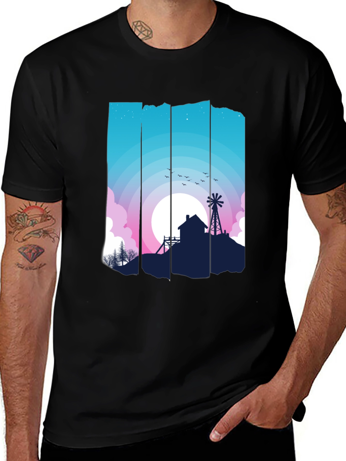 Nature Silhouette Graphic Tee