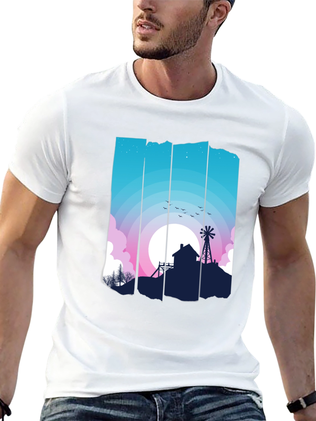 Nature Silhouette Graphic Tee