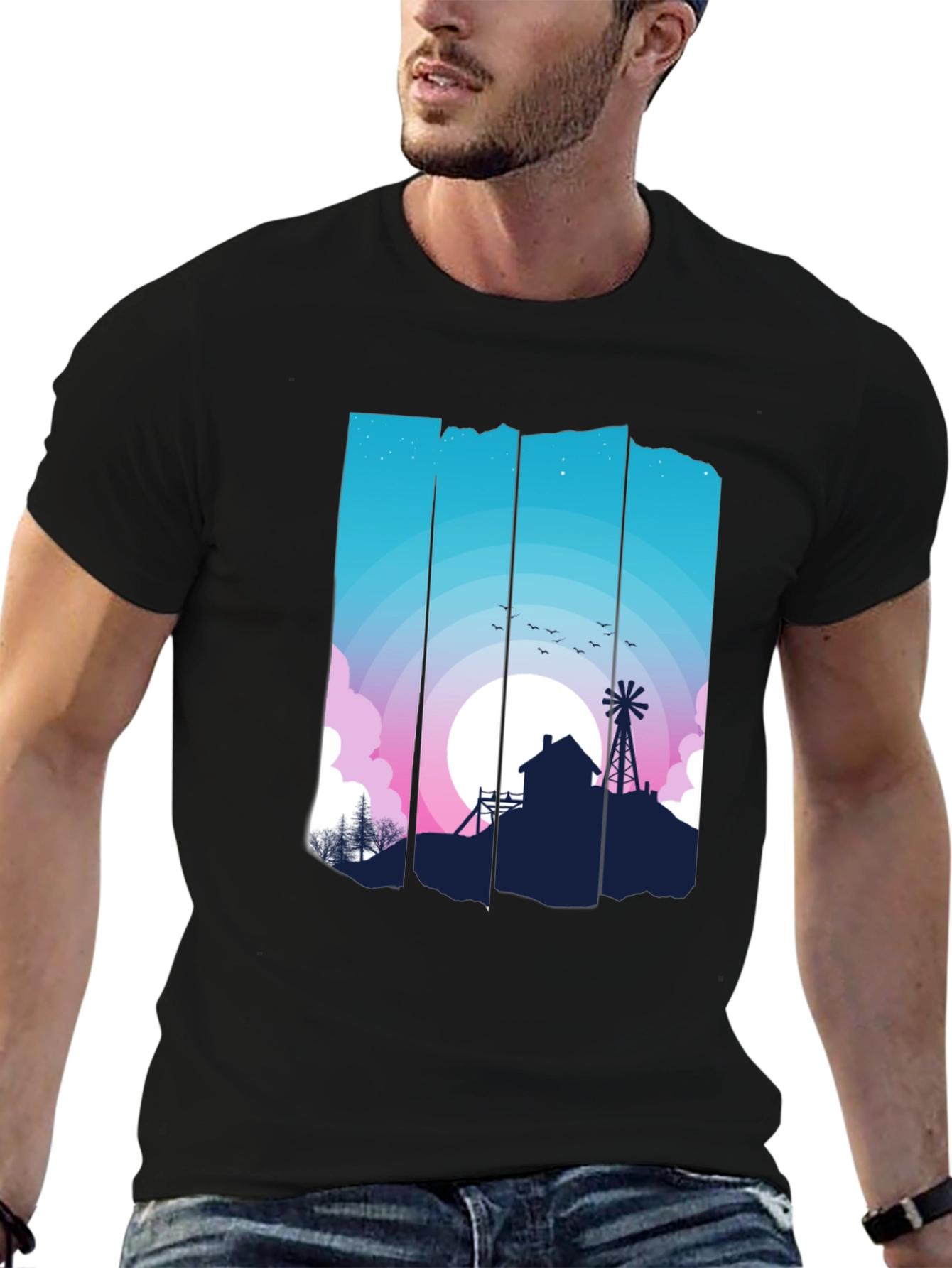 Nature Silhouette Graphic Tee
