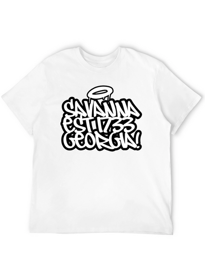 Savannah Georgia Est 1733 Black T-Shirt