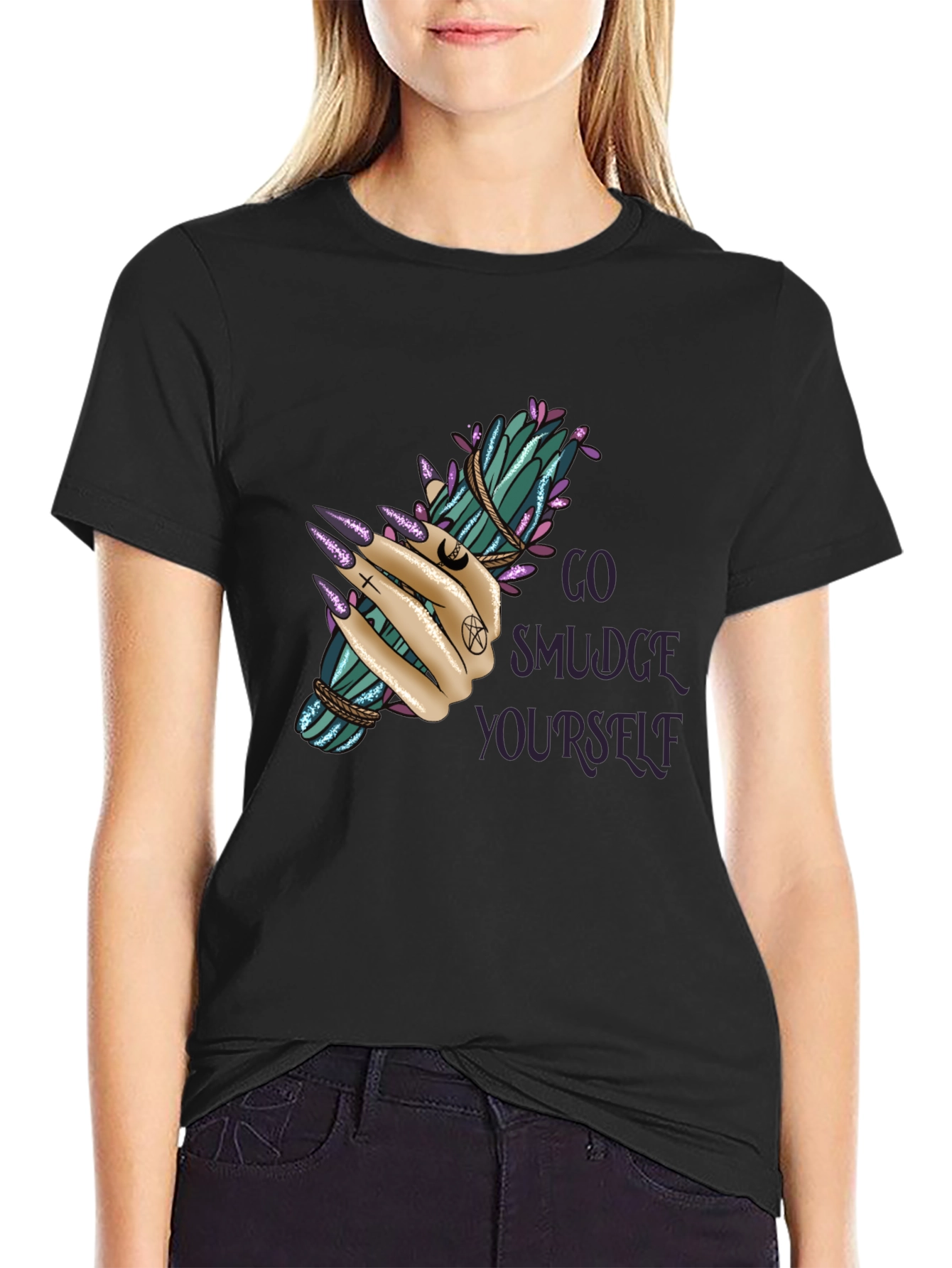 Go Smudge Yourself Graphic Tee - Unisex Black T-Shirt