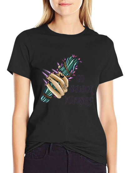 Go Smudge Yourself Graphic Tee - Unisex Black T-Shirt