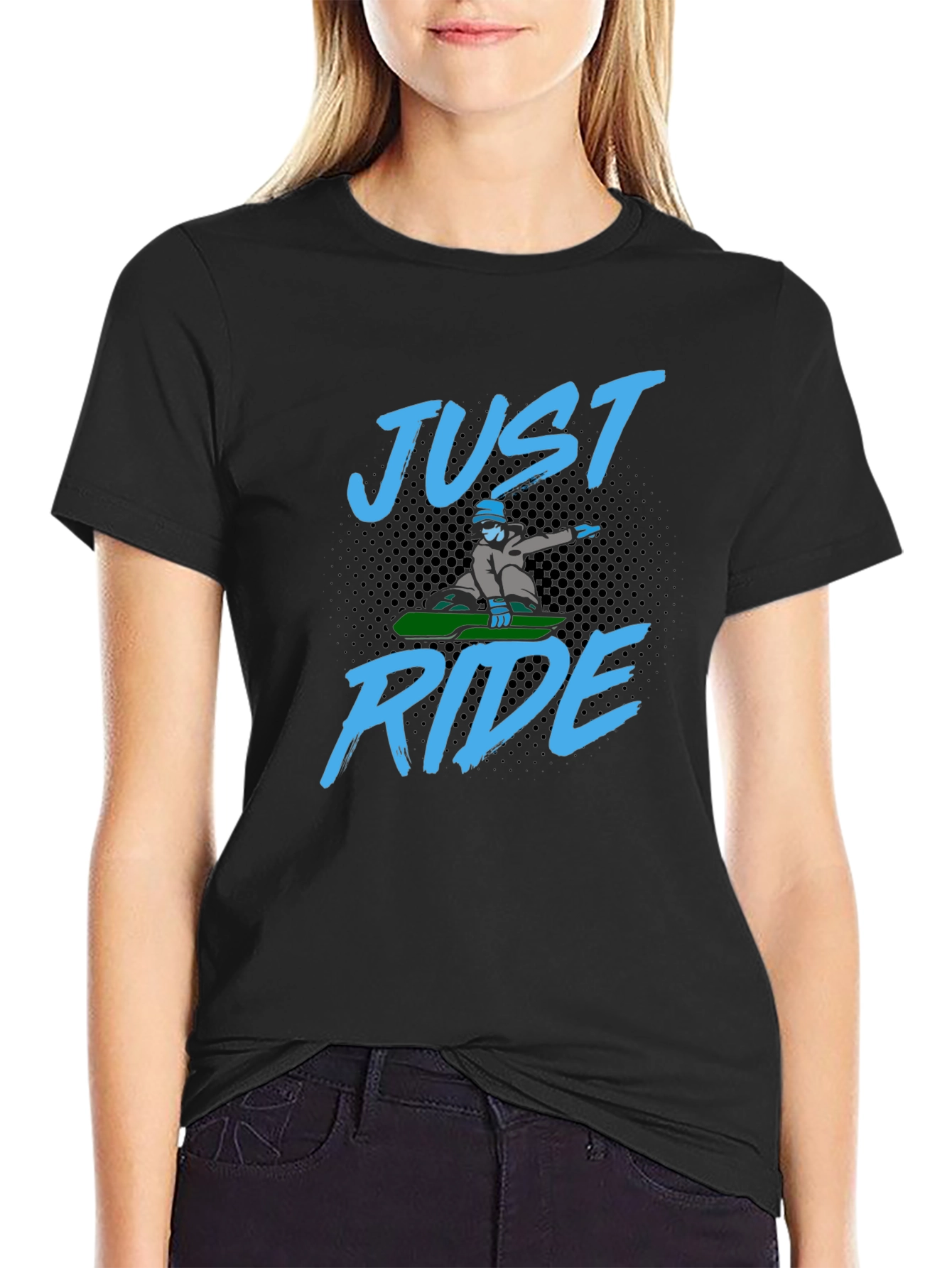 Just Ride T-Shirt - Snowboard Design