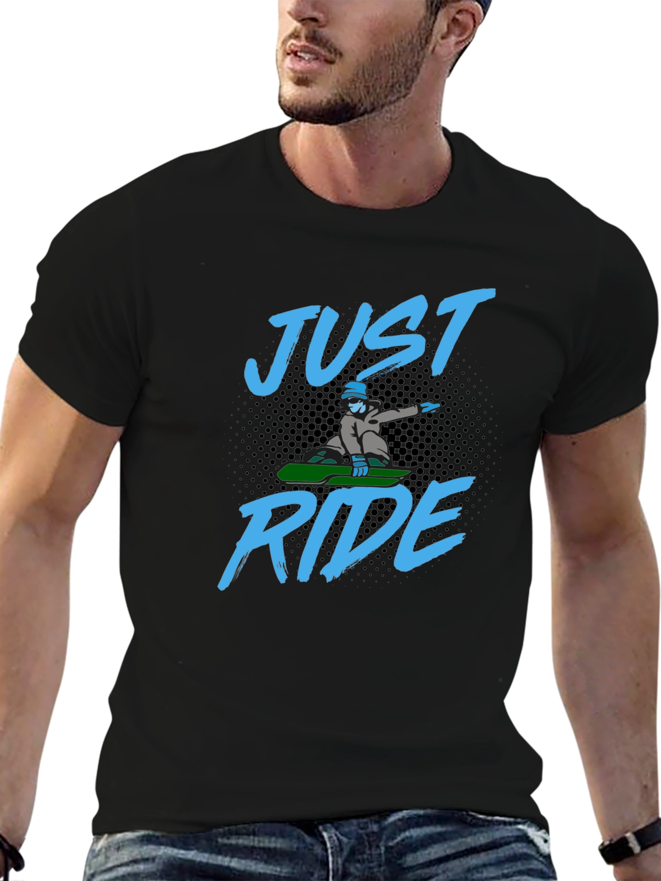 Just Ride T-Shirt - Snowboard Design