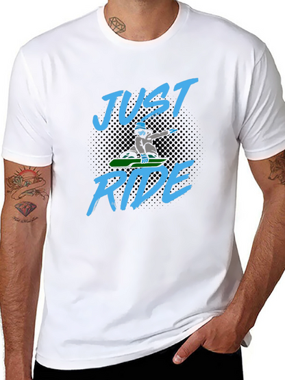 Just Ride T-Shirt - Snowboard Design