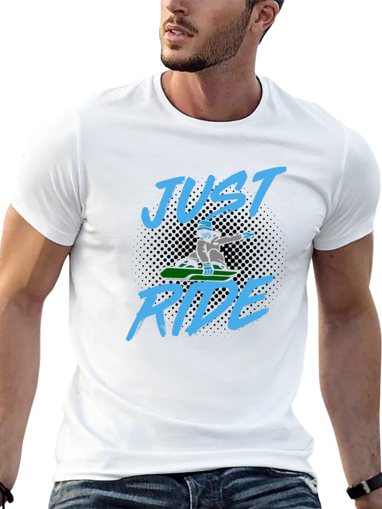 Just Ride T-Shirt - Snowboard Design