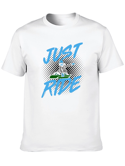 Just Ride T-Shirt - Snowboard Design
