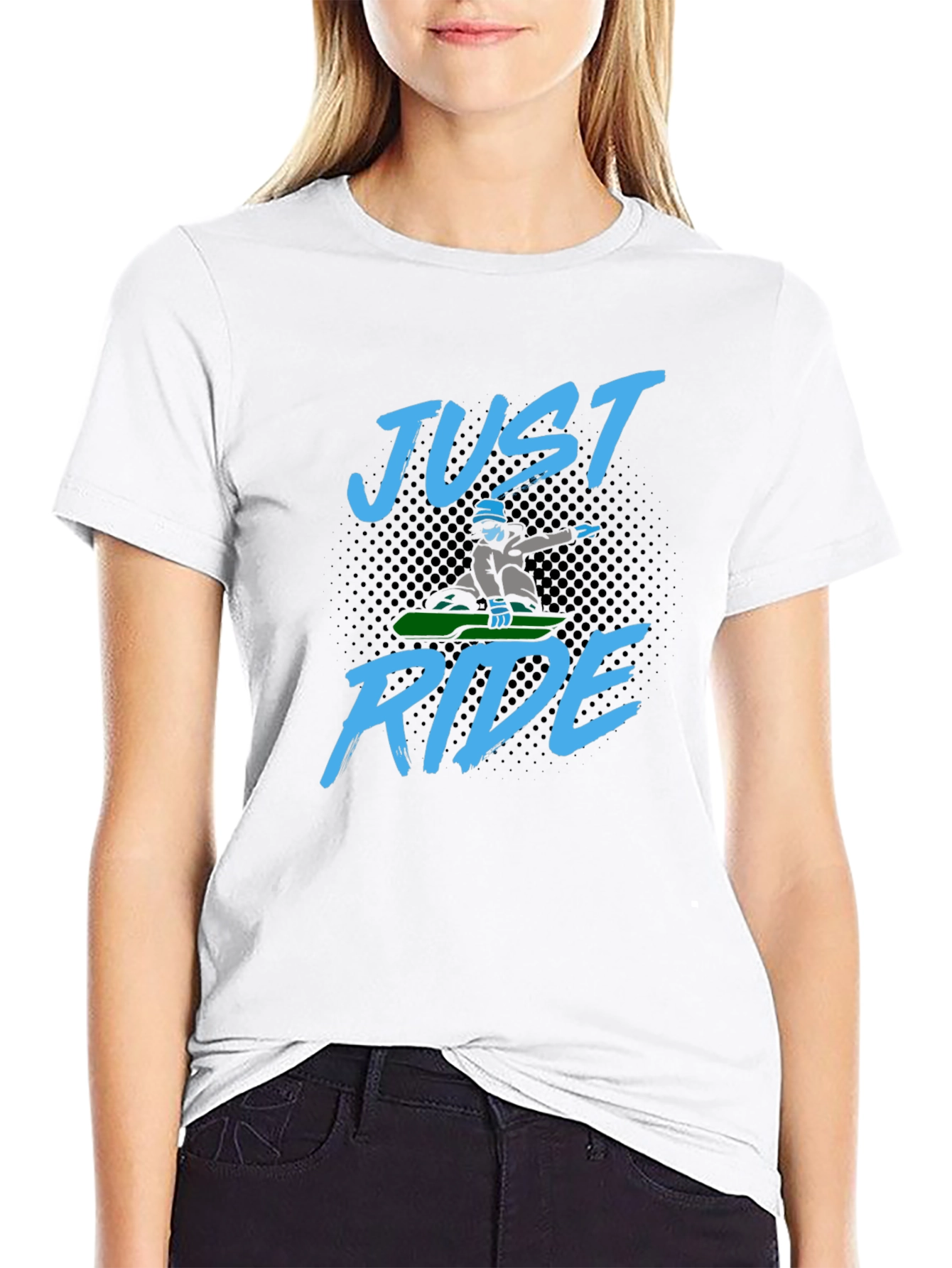 Just Ride T-Shirt - Snowboard Design
