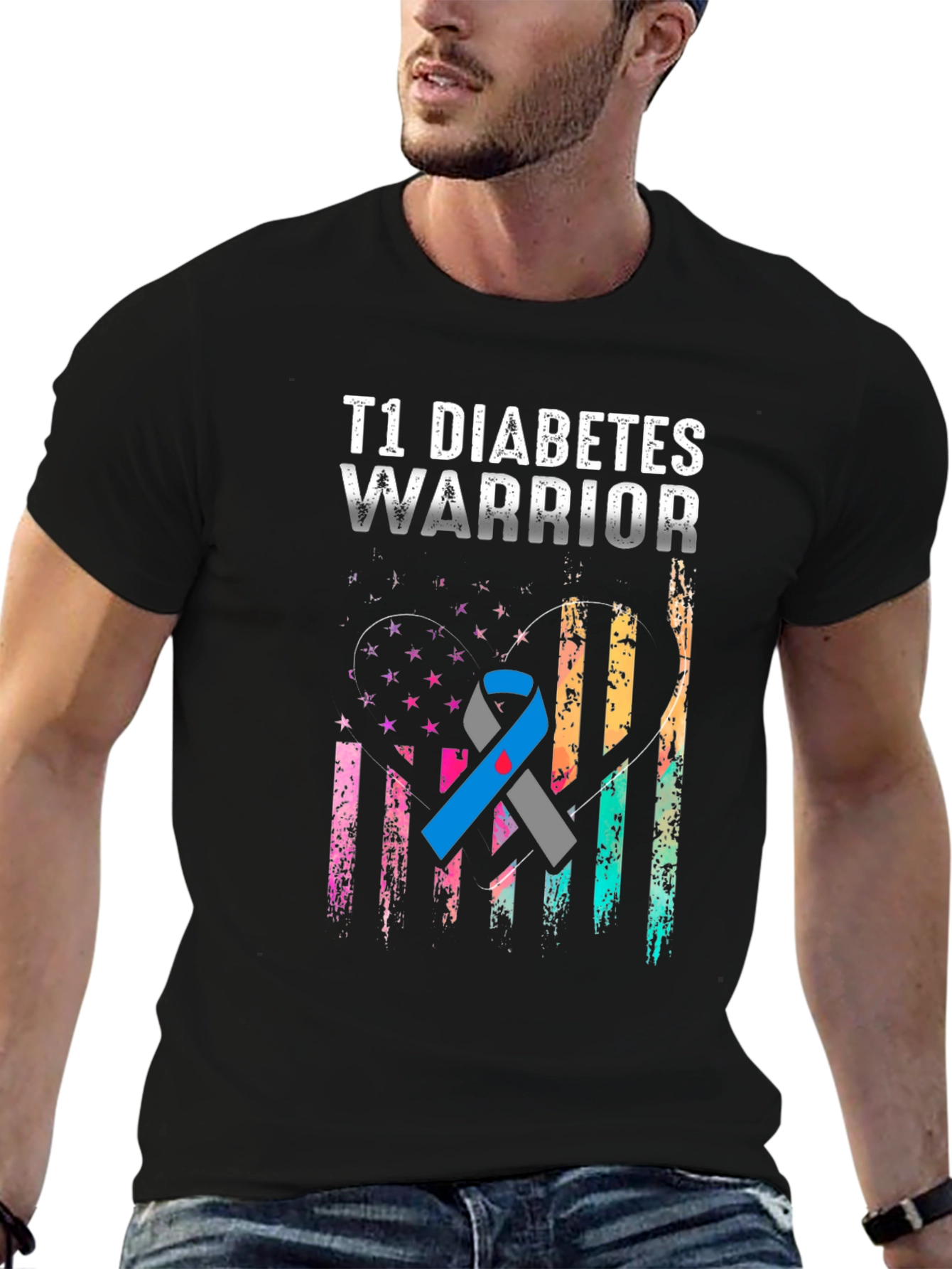 T1 Diabetes Warrior Graphic Tee