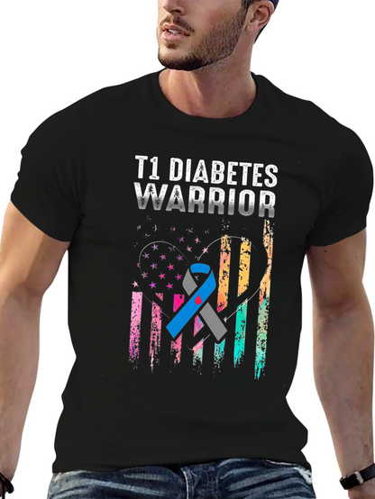 T1 Diabetes Warrior Graphic Tee