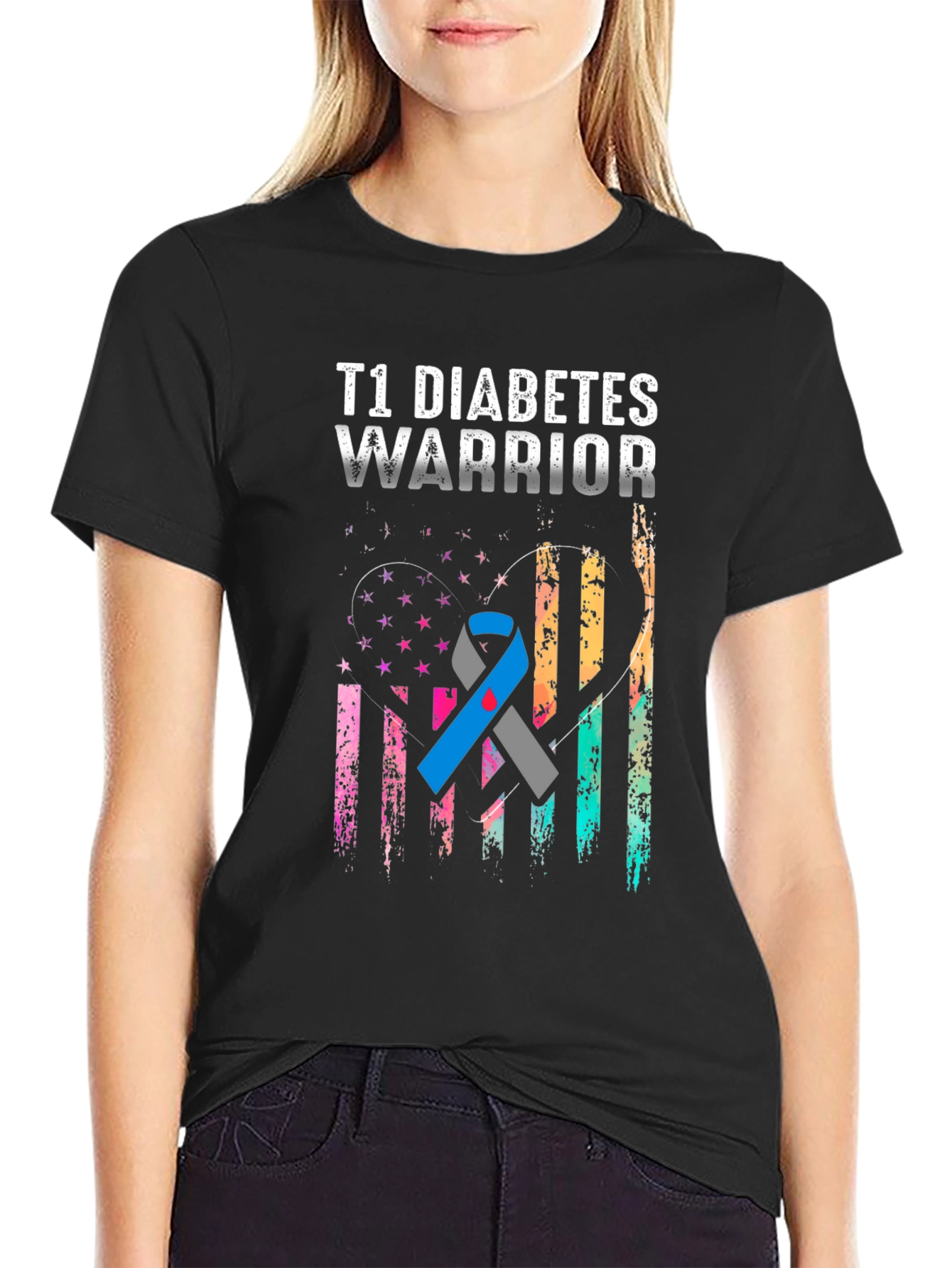 T1 Diabetes Warrior Graphic Tee