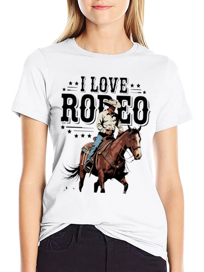 I Love Rodeo Graphic T-Shirt