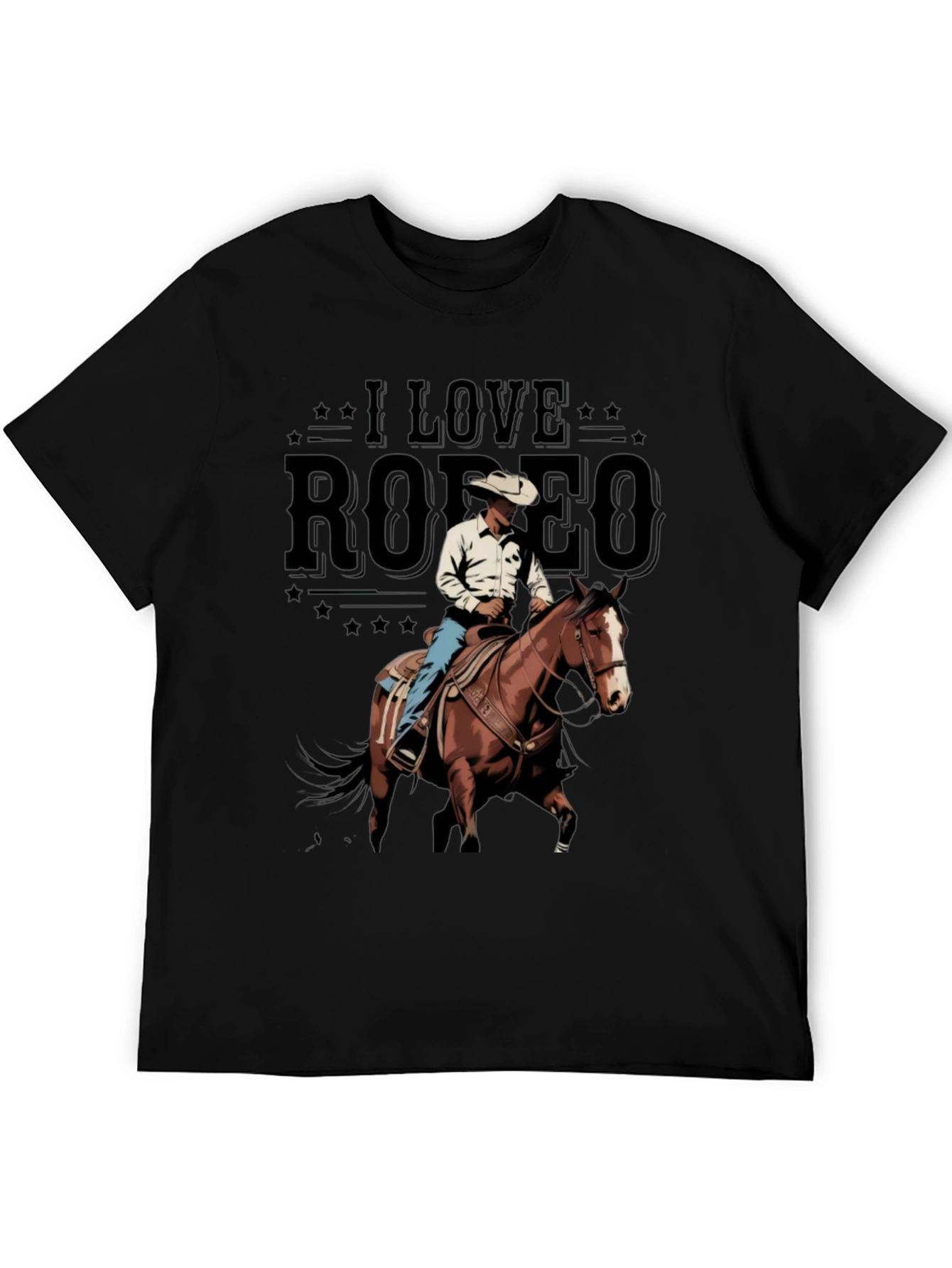 I Love Rodeo Graphic T-Shirt