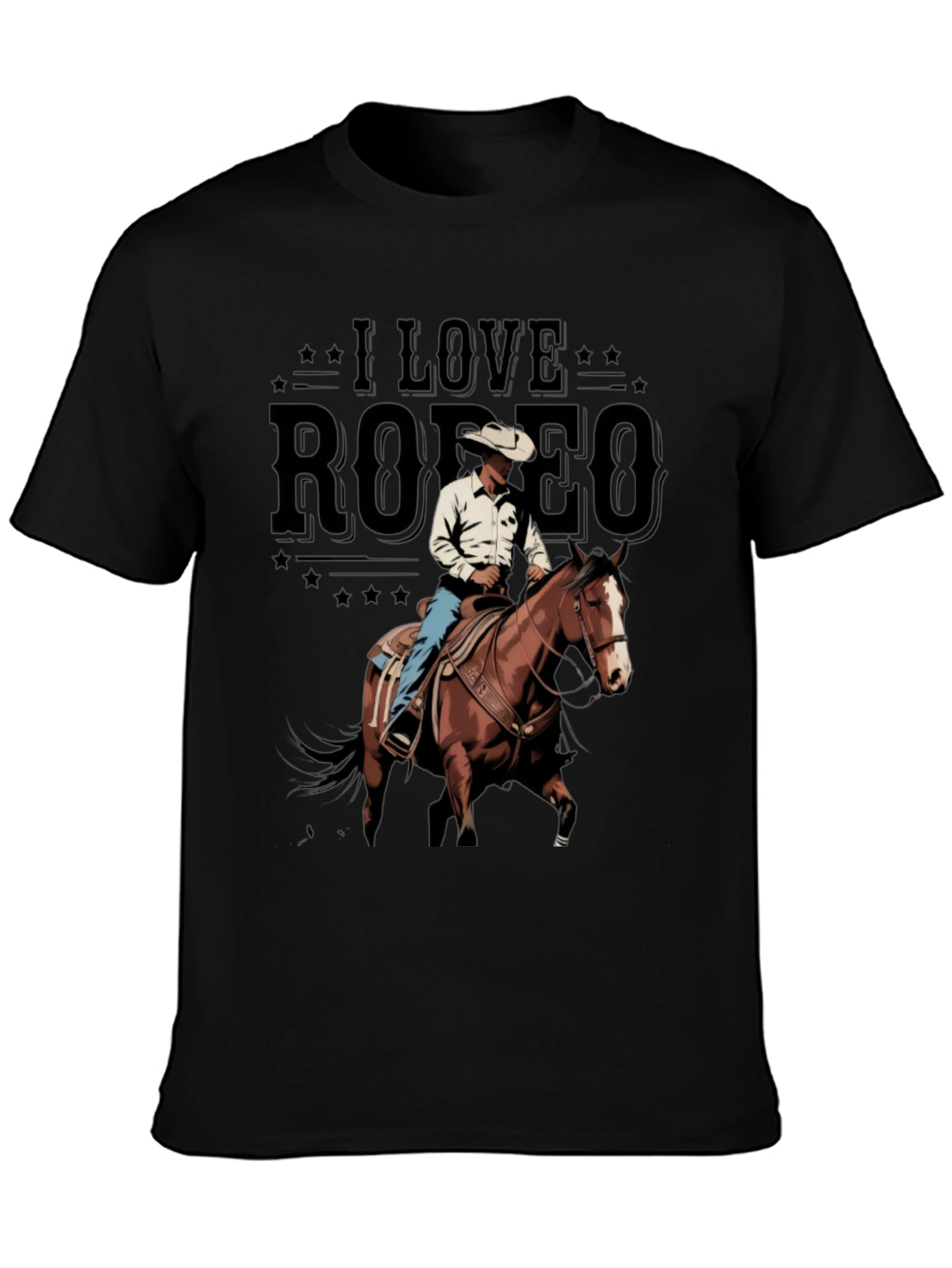 I Love Rodeo Graphic T-Shirt