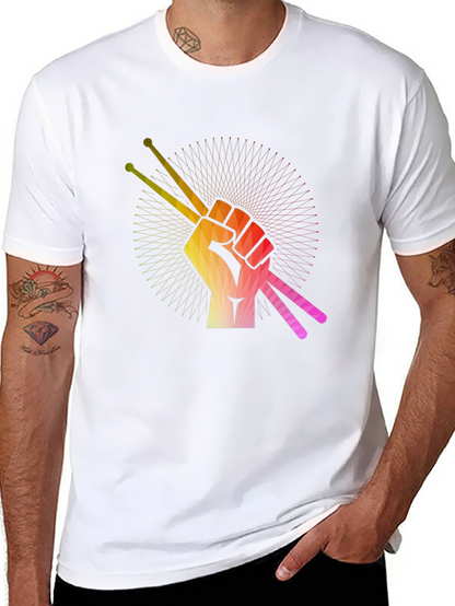Drummers Hand T-Shirt: Raise Your Sticks!
