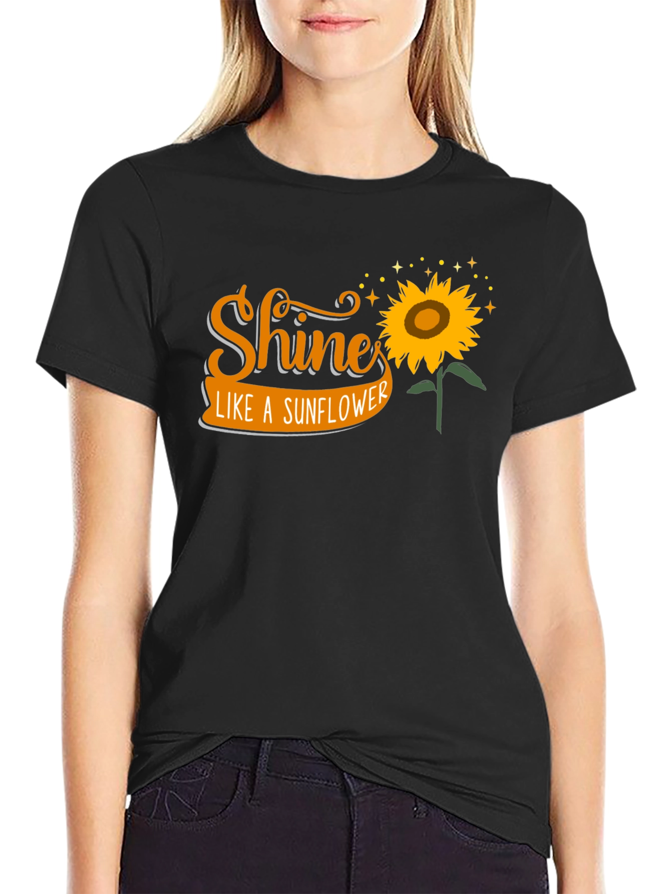 Shine Like A Sunflower Graphic Tee