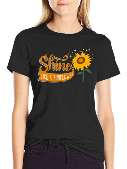 Shine Like A Sunflower Graphic Tee