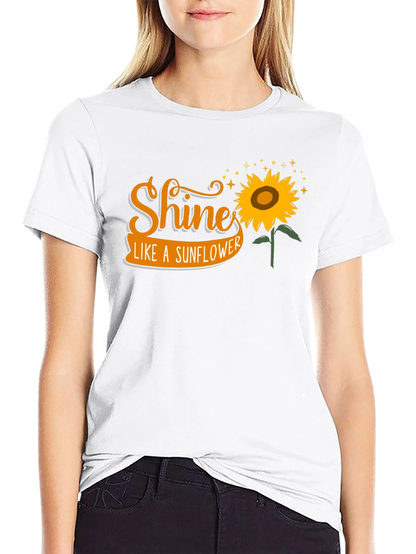 Shine Like A Sunflower Graphic Tee