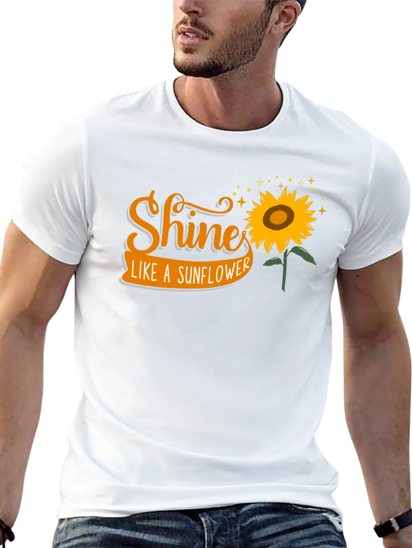 Shine Like A Sunflower Graphic Tee