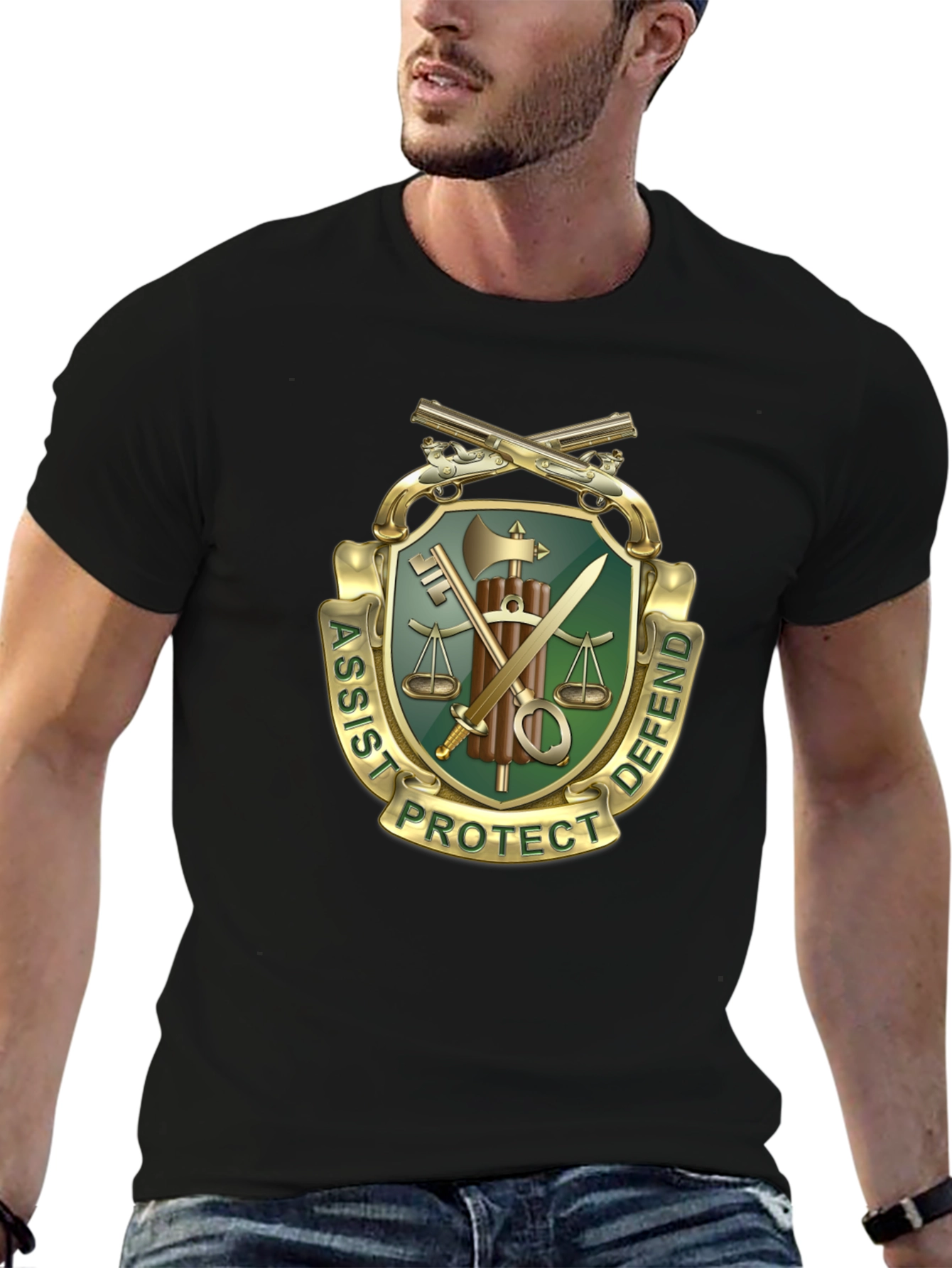 Assist Protect Defend Graphic Tee