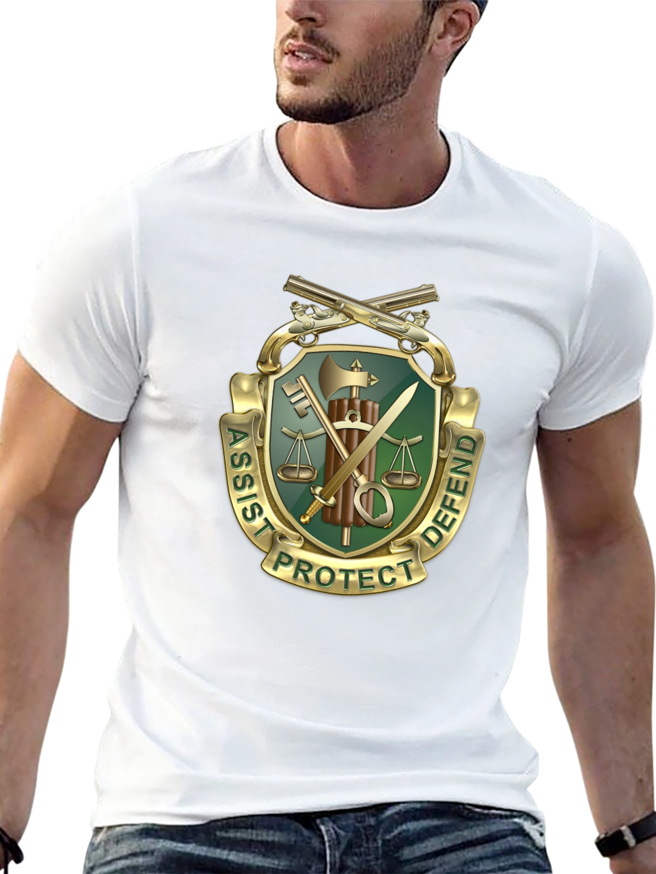 Assist Protect Defend Graphic Tee