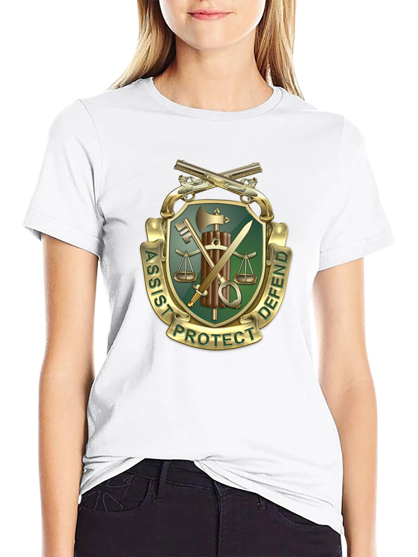 Assist Protect Defend Graphic Tee