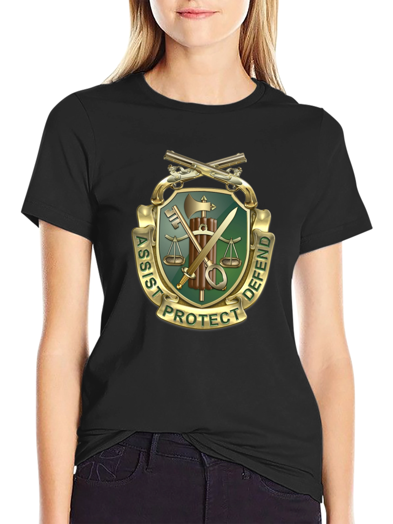 Assist Protect Defend Graphic Tee