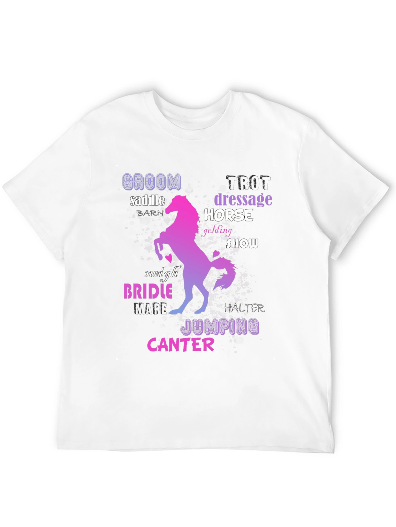 Equestrian Word Art T-Shirt