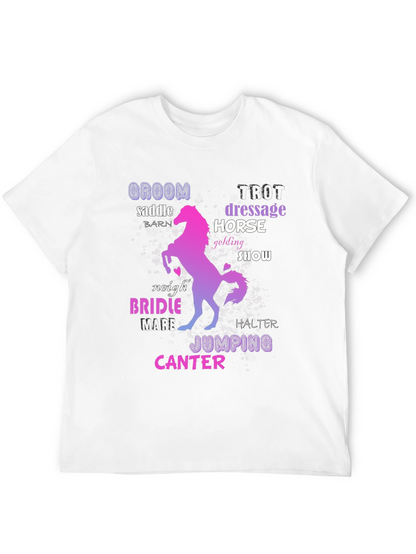 Equestrian Word Art T-Shirt